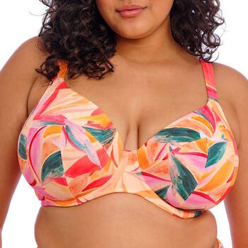 Elomi Schwimmen Sancho Beach Orange/Pink Unwattierter Bikini BH