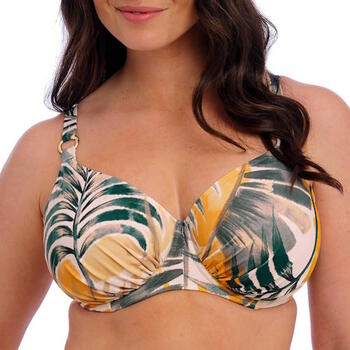 Fantasie schwimmen Maya Bay Weiß/Print Unwattierter Bikini BH
