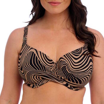 Fantasie schwimmen Pemba Island Schwarz/Braun Unwattierter Bikini BH
