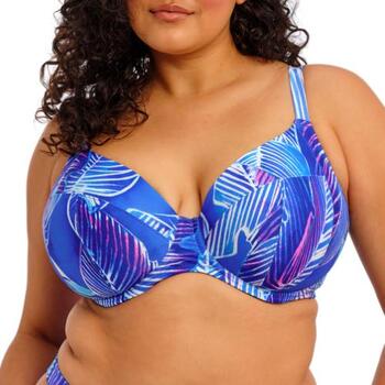 Elomi Schwimmen Maluku Island Blau Unwattierter Bikini BH