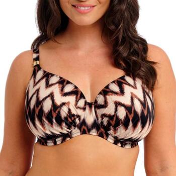 Fantasie schwimmen Sabana Braun/Print Unwattierter Bikini BH