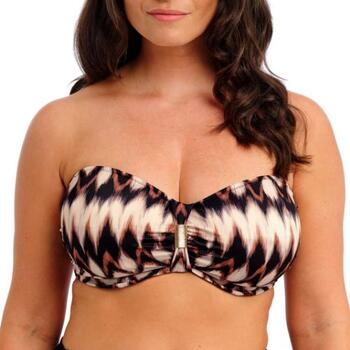 Fantasie schwimmen Sabana Braun/Print Unwattierter Bikini BH