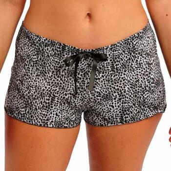 Fantasie-Dessous Lindsey Schwarz/Print Pyjama-Hose