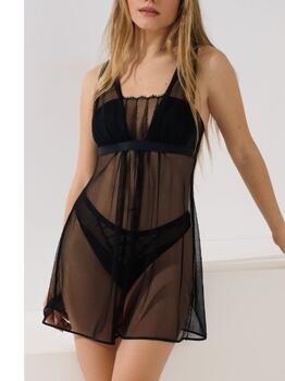 Lisca Lovelace Schwarz Slipdress