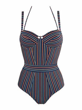 Marlies Dekkers Bademodesample Holi Vintage Blau/Mehrfarbig Badeanzüge
