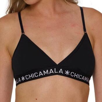 Chicamala Basic Schwarz Nicht geformter BH