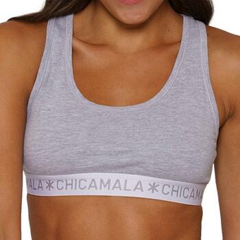Chicamala Basic Grau Nicht geformter BH