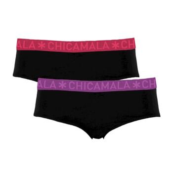 Chicamala Solid Schwarz Slip