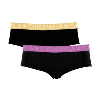 Chicamala Solid Schwarz Slip