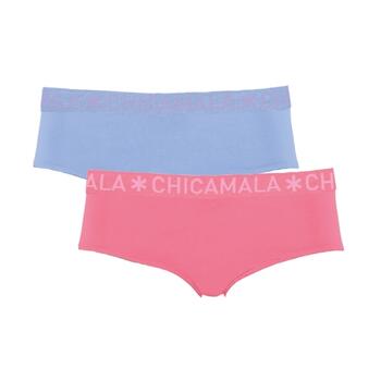 Chicamala Solid Blau/Pink Slip