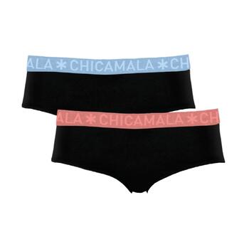 Chicamala Solid Schwarz Slip