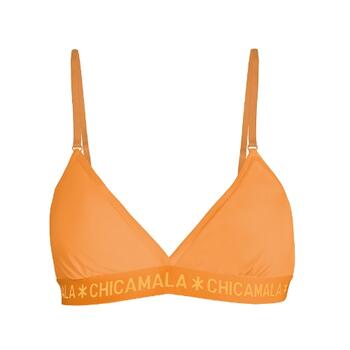 Chicamala Solid Orange Nicht geformter BH