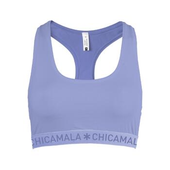 Chicamala Solid Violett Nicht geformter BH