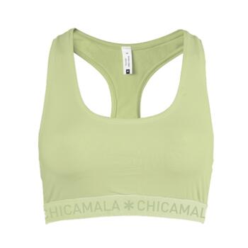 Chicamala Solid Grün Nicht geformter BH