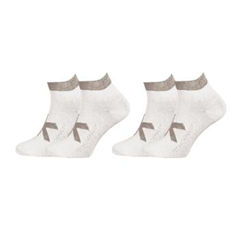 Muchachomalo Solid  Weiß Trainer-Socken