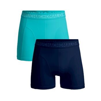 Muchachomalo Solid  Navy-Blau/Blau Boxershort