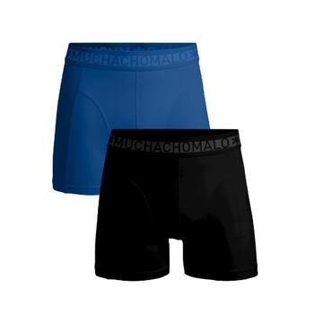 Muchachomalo Solid  Schwarz/Blau Boxershort
