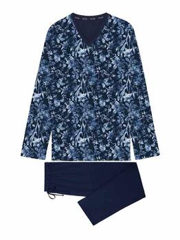 HOM Compiegne Navy-Blau Pyjama
