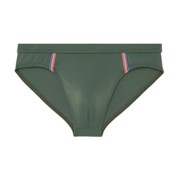 HOM Bademode Nautical Cup Khaki Badeslip