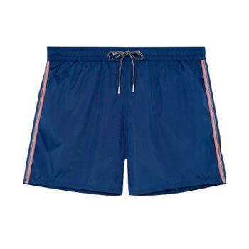 HOM Bademode Nautical Cup Navy-Blau Badehose