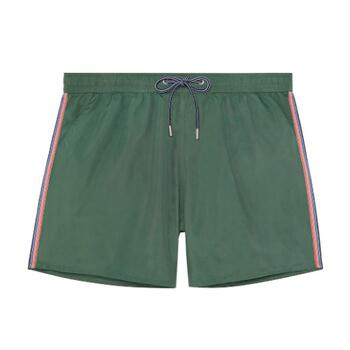 HOM Bademode Nautical Cup Khaki Badehose