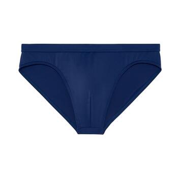 HOM Bademode Sea Life Navy-Blau Badeslip