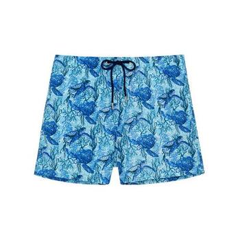 HOM Bademode Tartane Blau Badehose