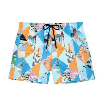 HOM Swimwear Port Cros Blau Badehose