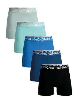 Muchachomalo Solid  Schwarz Baumwoll-Boxershort