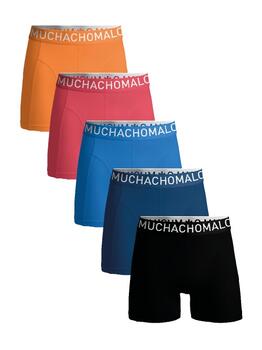 Muchachomalo Solid  Schwarz Baumwoll-Boxershort