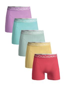 Muchachomalo Solid  Rot Baumwoll-Boxershort