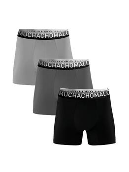 Muchachomalo Solid  Schwarz Baumwoll-Boxershort