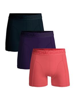 Muchachomalo Solid  Schwarz Sport Boxershort