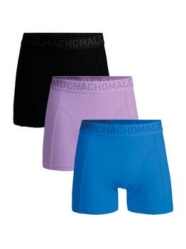 Muchachomalo Solid  Schwarz Sport Boxershort