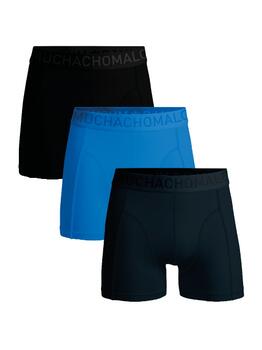Muchachomalo Solid  Schwarz Sport Boxershort