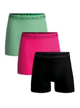 Muchachomalo Solid  Schwarz Baumwoll-Boxershort