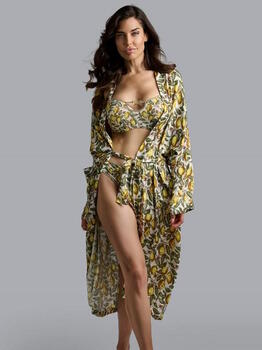 Marlies Dekkerssample Mambo Gelb/Print Kimono