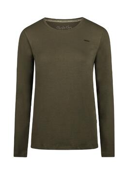 Charlie Choe Lovely Nights Grün Pyjama-Shirt