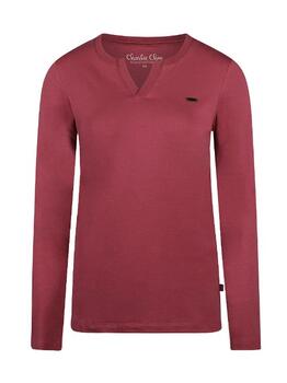 Charlie Choe Cozy Days Violett Pyjama-Shirt