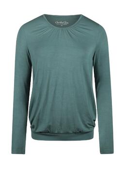 Charlie Choe Cozy Days Grün Pyjama-Shirt