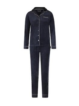 Charlie Choe Cozy Days Navy-Blau Pyjama