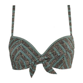 Marlies Dekkers Bademodesample Bebali Grün/Print Push Up Bikini BH