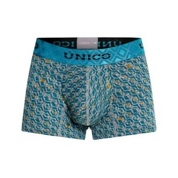 Mundo Unico Cubo Grün/Print Sport Boxershort