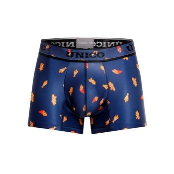 Mundo Unico Churro Navy-Blau/Print Sport Boxershort