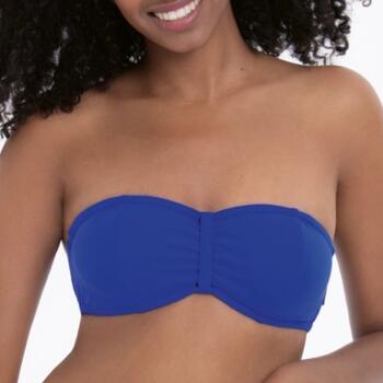 Rosa Faia Bademode Ella Blau Unwattierter Bikini BH