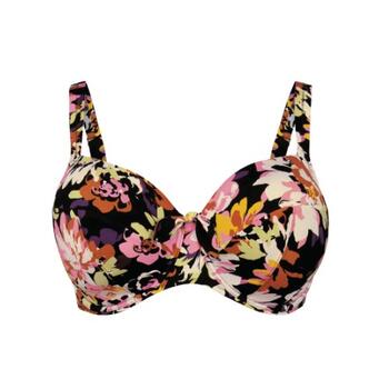 Rosa Faia Bademode Luna Schwarz Unwattierter Bikini BH