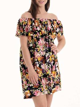 Rosa Faia Bademode Brava Schwarz Strandkleid