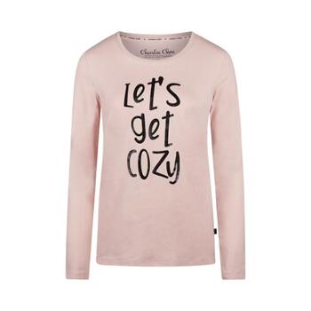 Charlie Choe Cozy Days Pink/Print Schlafshirt