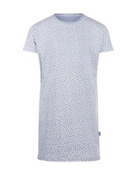 Charlie Choe Fresh Summer Nights Blau/Weiß Nachtkleid