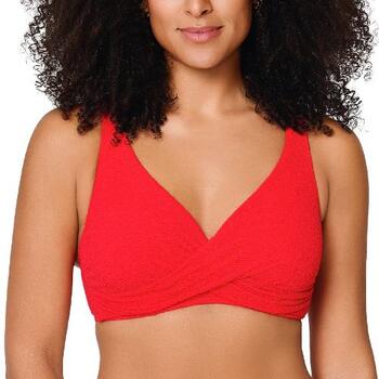 LingaDore Strand Stand Out Rot Unwattierter Bikini BH